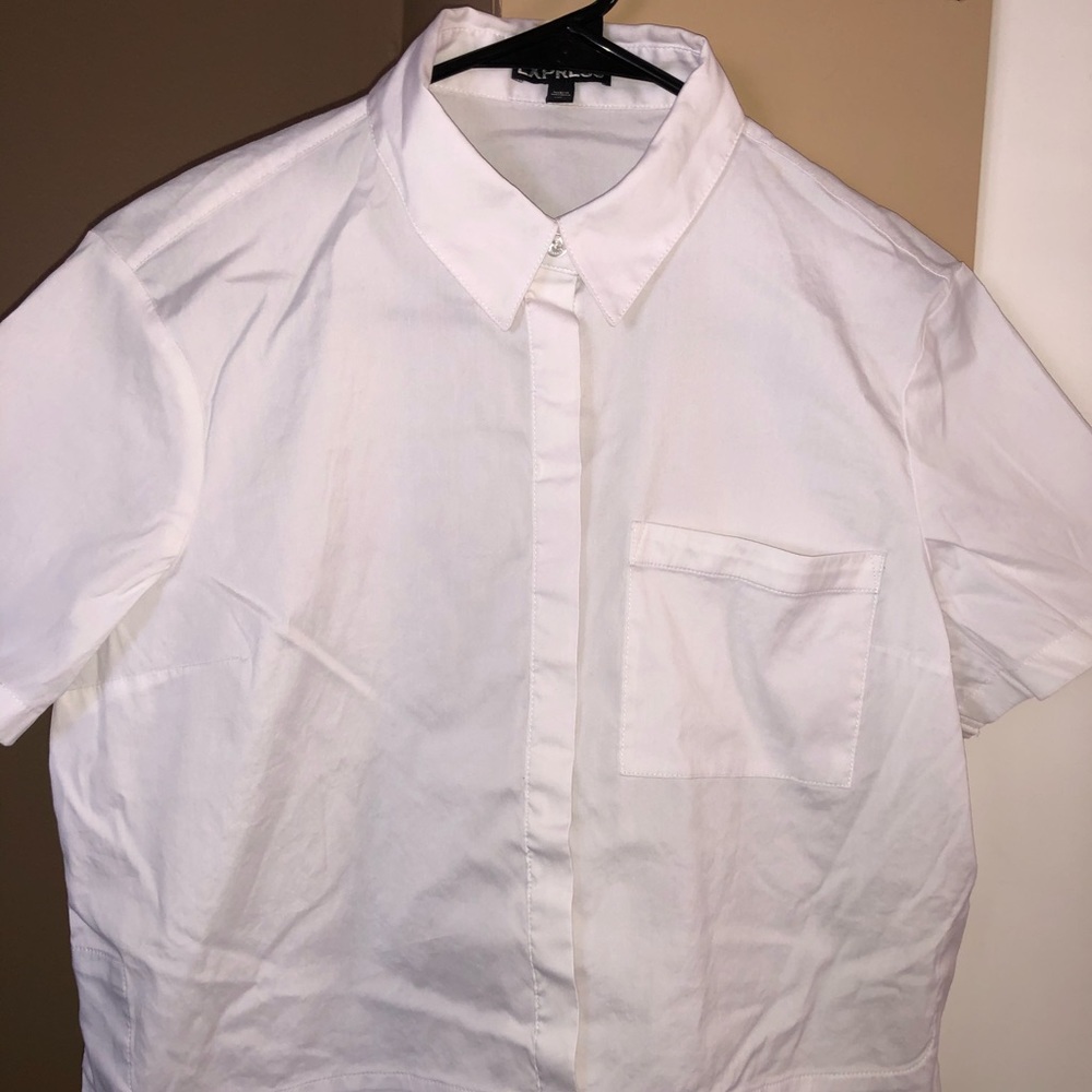 crop button up